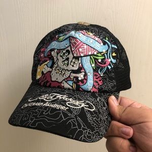 Ed hardy trucker hat